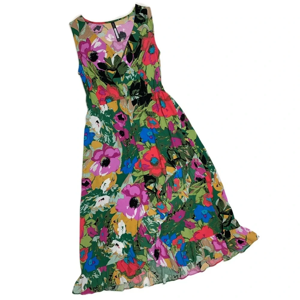 Plenty by Tracy Reese Floral Faux Wrap Dress - Picture 6 of 16